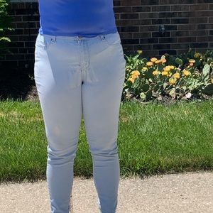 light blue jeans